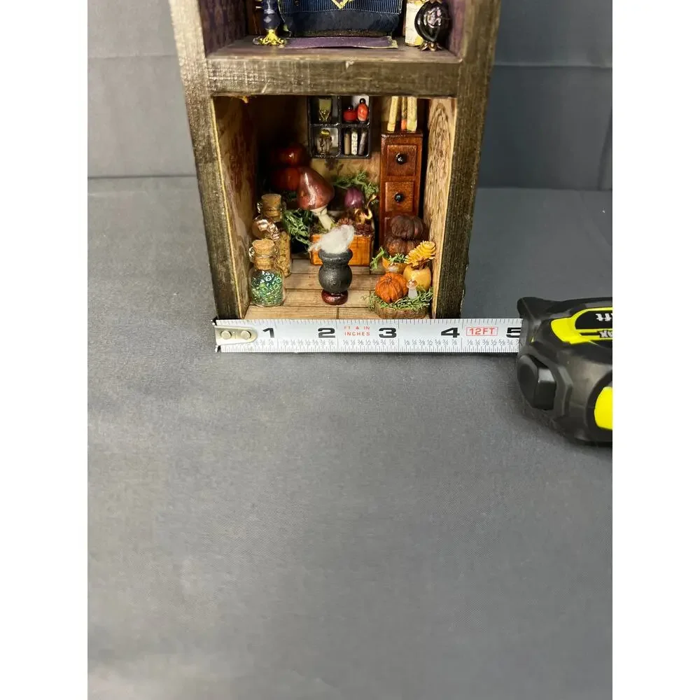 Handmade Book Nook Diorama Occult Witchy